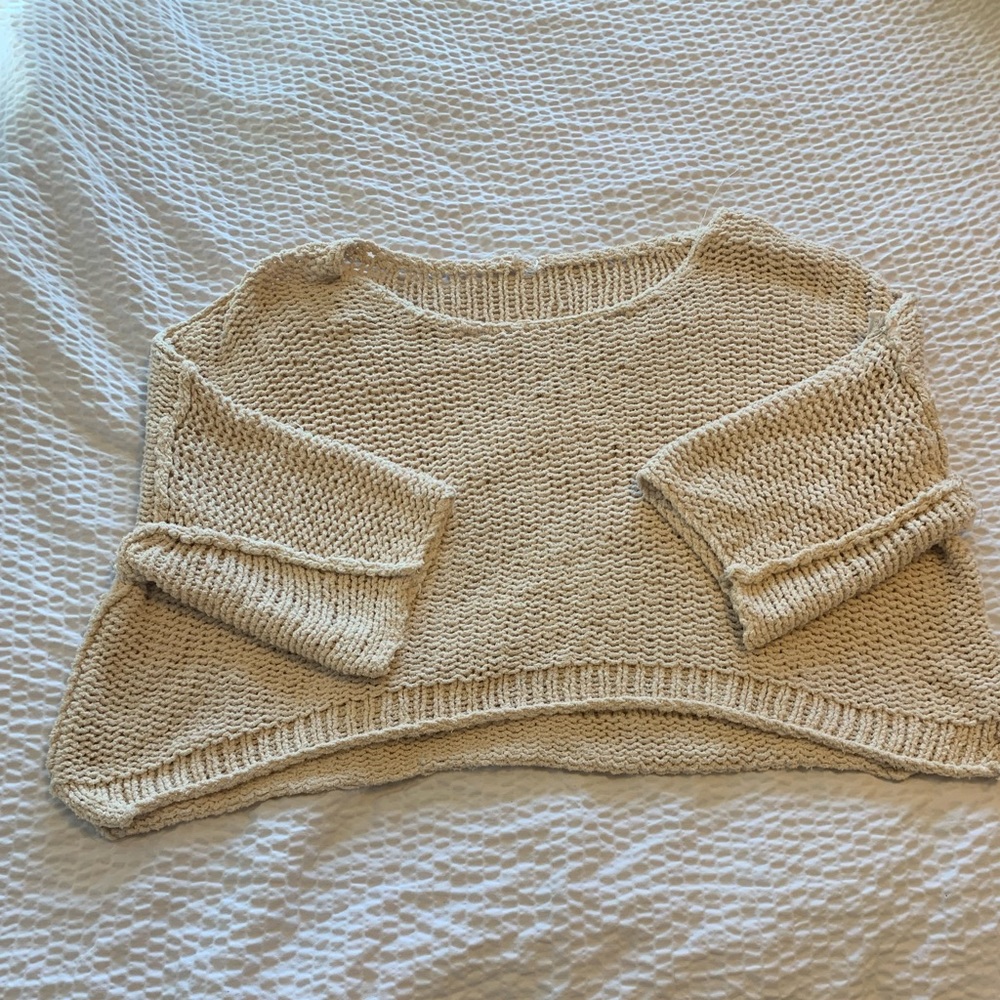 Free People chunky knit sweater